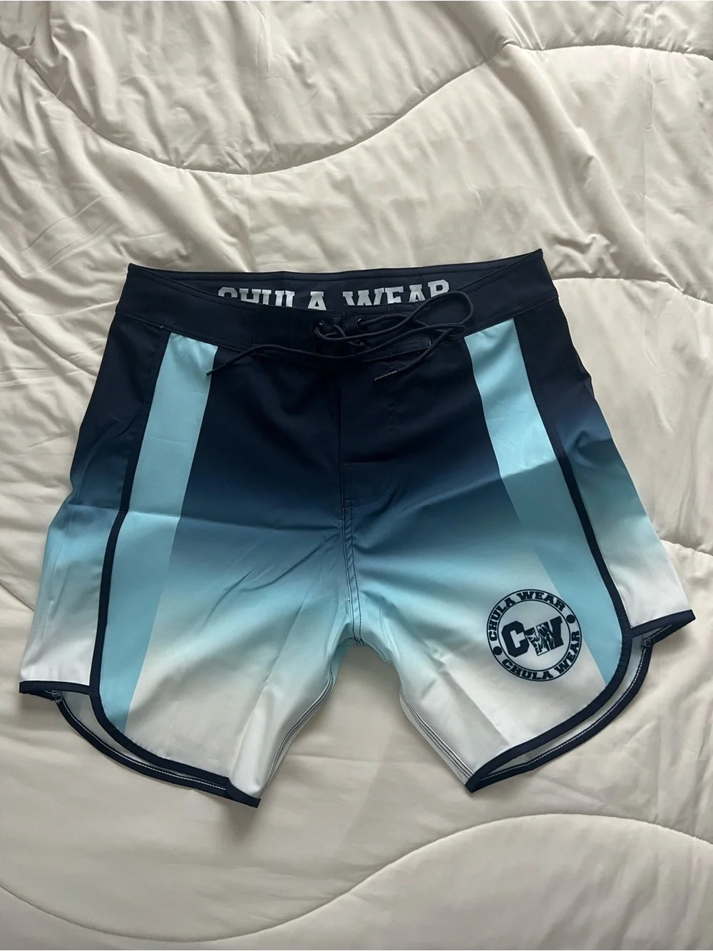 Chula Wear Savvy Blue (15 Inches) Size 28 Men’s Physique Competition Boardshorts